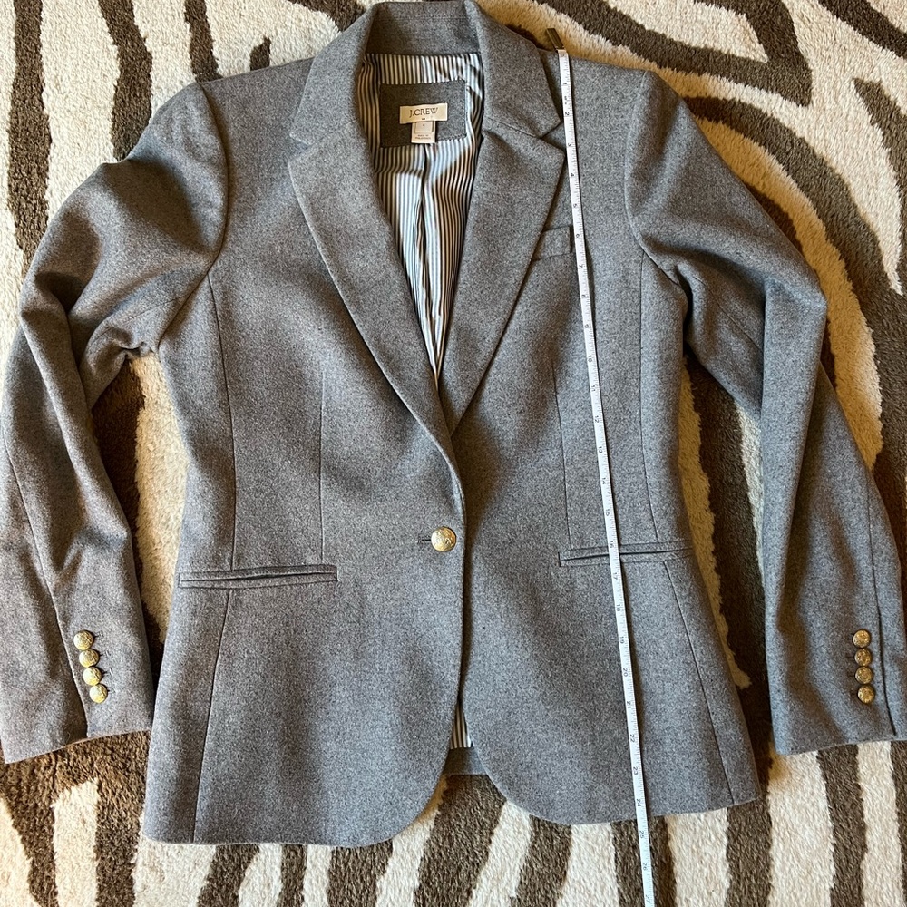 J Crew Blazer Gray 4 - Picture 5 of 7
